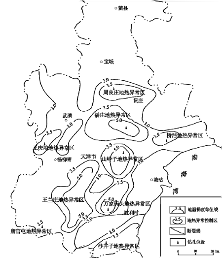 天津市地熱資源分布規(guī)律-地熱開發(fā)利用-地大熱能 天津市地熱資源分布規(guī)律-地熱開發(fā)利用-地大熱能